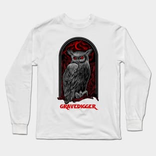 The Moon Owl Gravedigger Long Sleeve T-Shirt